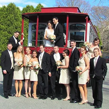 South County Trolley Wedding Party